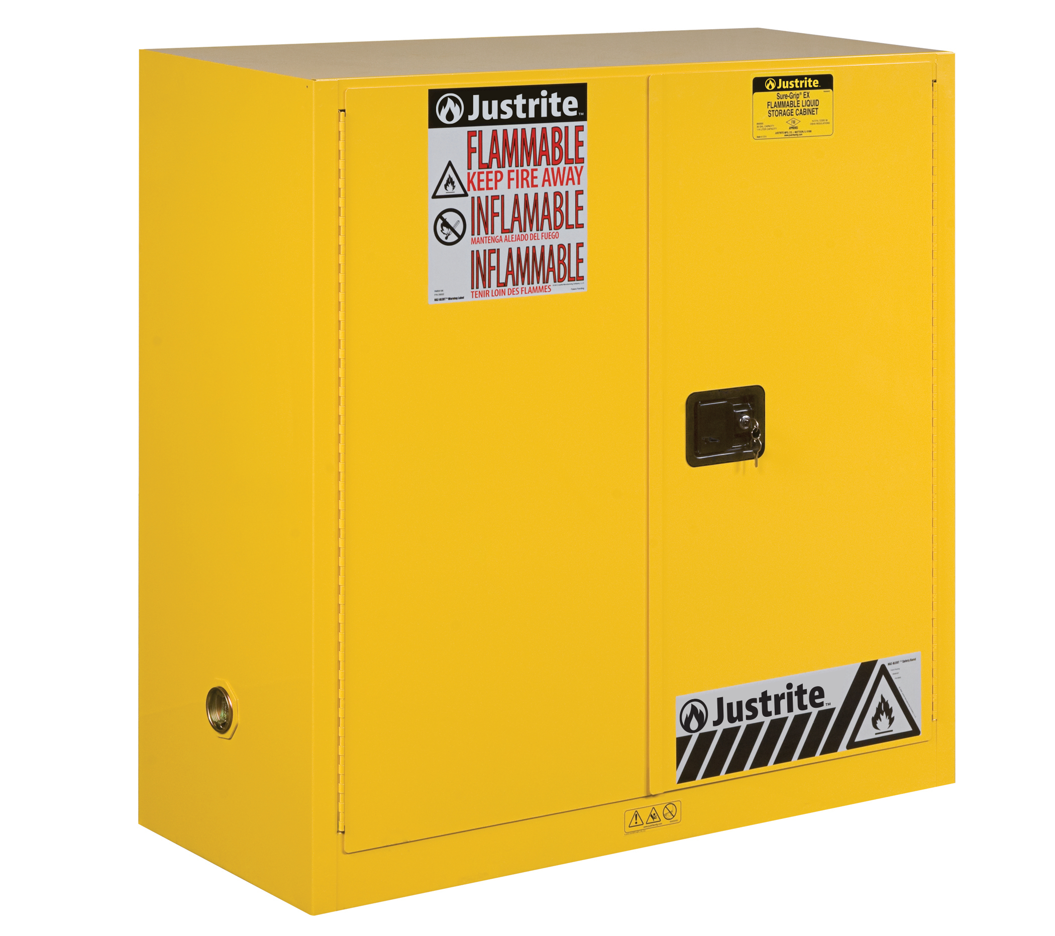 30 GAL SURE-GRIP EX CABINET MANUAL CLOSE - Flammable Storage Cabinets